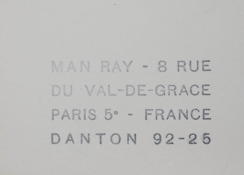 MAN RAY : Les Tours d&