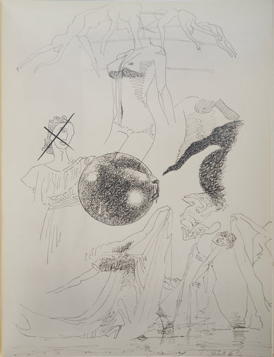 MAN RAY : Nudité Antique, oeuvre originale (vue générale) - Crédit photo : Galerie Art.Paris