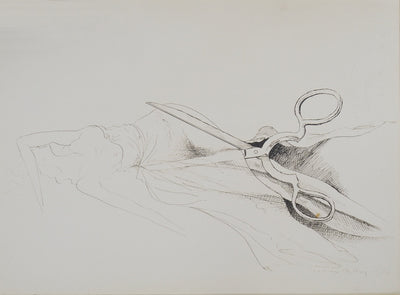 MAN RAY : La couture, oeuvre originale (vue générale) - Crédit photo : Galerie Art.Paris