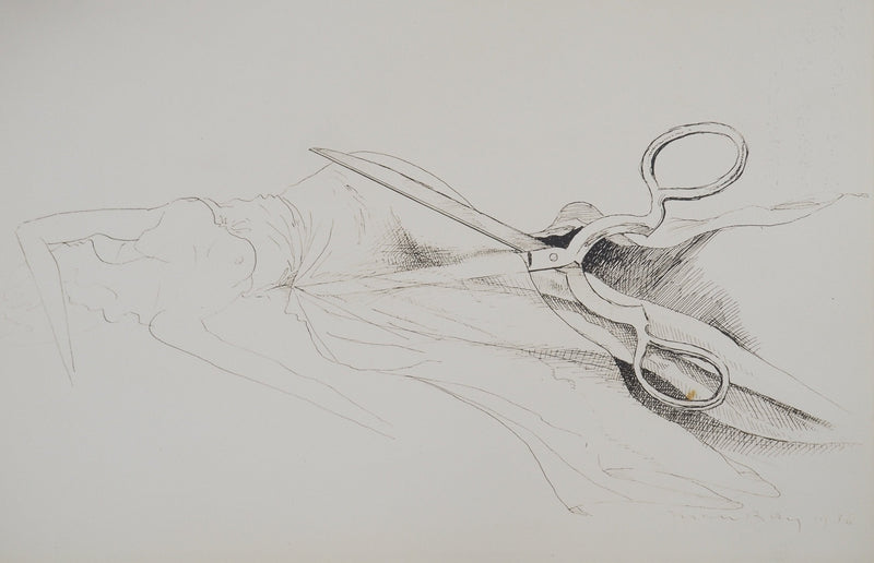 MAN RAY : La couture, oeuvre originale (photo de détail 3) - Crédit photo : Galerie Art.Paris