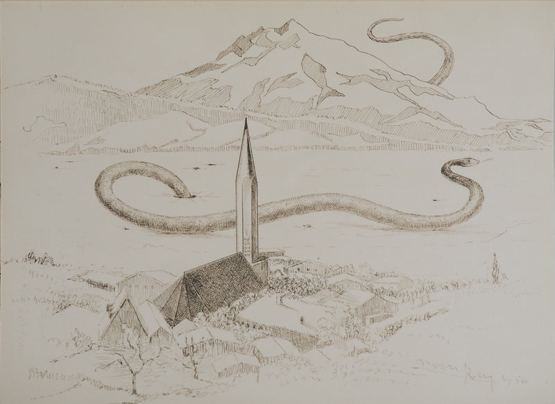 MAN RAY : La fabrique à crayons, oeuvre originale (vue générale) - Crédit photo : Galerie Art.Paris