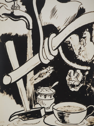 MAN RAY : Goûter entre amis, oeuvre originale (photo de détail 3) - Crédit photo : Galerie Art.Paris