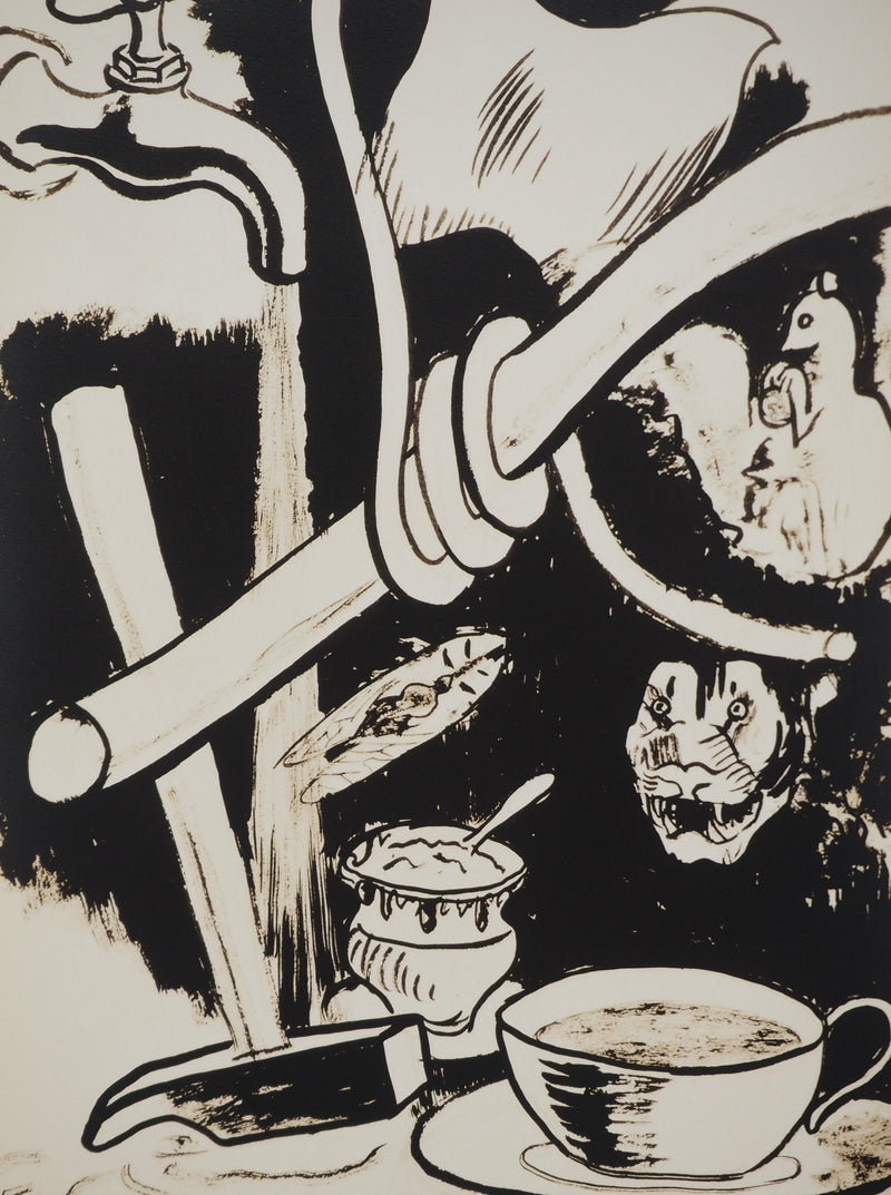 MAN RAY : Goûter entre amis, oeuvre originale (photo de détail 3) - Crédit photo : Galerie Art.Paris