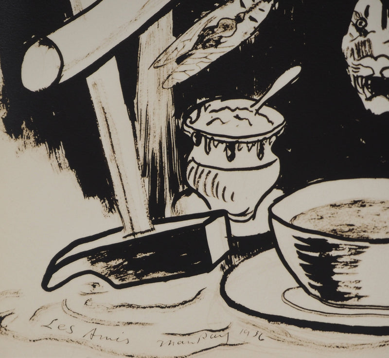 MAN RAY : Goûter entre amis, oeuvre originale (photo de détail 2) - Crédit photo : Galerie Art.Paris