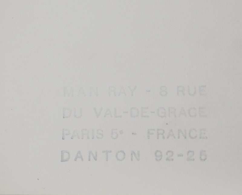 MAN RAY : Goûter entre amis, oeuvre originale (photo de détail 6) - Crédit photo : Galerie Art.Paris