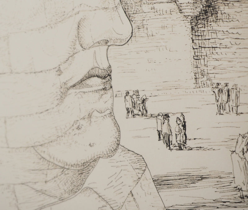 MAN RAY : Portrait du Marquis de Sade, oeuvre originale (photo de détail 4) - Crédit photo : Galerie Art.Paris