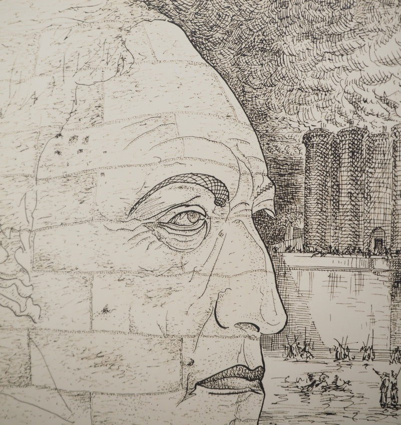 MAN RAY : Le Marquis de Sade, oeuvre originale (photo de détail 4) - Crédit photo : Galerie Art.Paris