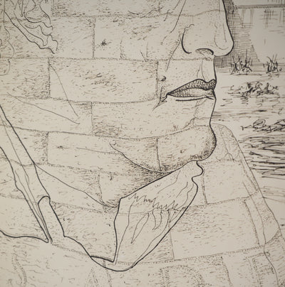 MAN RAY : Le Marquis de Sade, oeuvre originale (photo de détail 5) - Crédit photo : Galerie Art.Paris