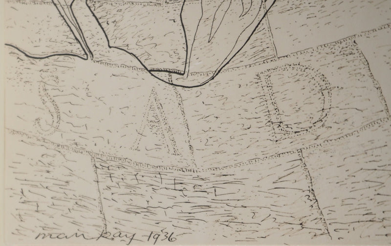 MAN RAY : Le Marquis de Sade, oeuvre originale (photo de détail 2) - Crédit photo : Galerie Art.Paris