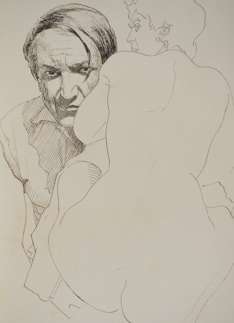 MAN RAY : Hommage à Picasso, oeuvre originale (photo de détail 3) - Crédit photo : Galerie Art.Paris