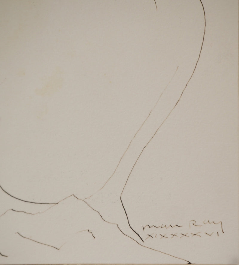 MAN RAY : Hommage à Picasso, oeuvre originale (photo de détail 2) - Crédit photo : Galerie Art.Paris