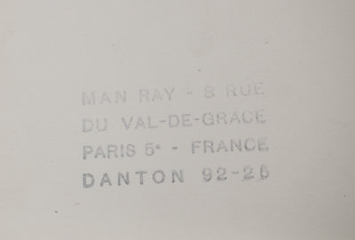 MAN RAY : Hommage à Picasso, oeuvre originale (photo de détail 6) - Crédit photo : Galerie Art.Paris
