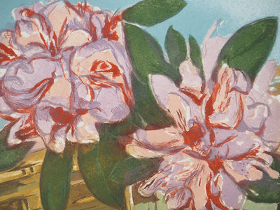 Jeannine HERVE : Nature morte et trompette, Gravure originale (photo de détail 3) - Crédit photo : Galerie Art.Paris