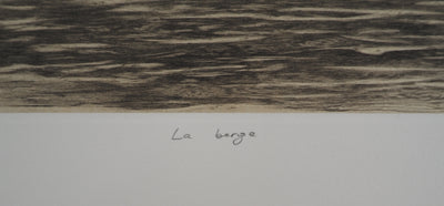 Hélène NUE : La berge, Gravure originale (photo de détail 5) - Crédit photo : Galerie Art.Paris
