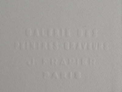Alain JEANNE : Les trois chouettes, Gravure originale (photo de détail 5) - Crédit photo : Galerie Art.Paris