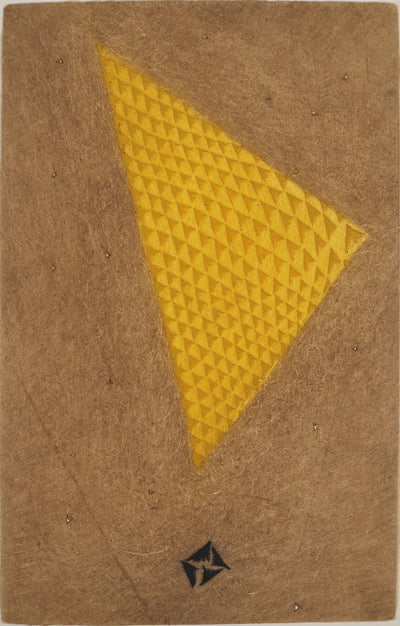 Arthur-Luiz PIZA : Prismes jaunes, Gravure originale (photo de détail 2) - Crédit photo : Galerie Art.Paris