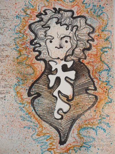 Michel OTTHOFFER : Portrait d'Aloys Senefelder, Lithographie originale (photo de détail 2) - Crédit photo : Galerie Art.Paris