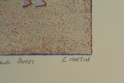 Edouard MARTIN : Mère et fille, Gravure sur bois originale (photo de détail 7) - Crédit photo : Galerie Art.Paris