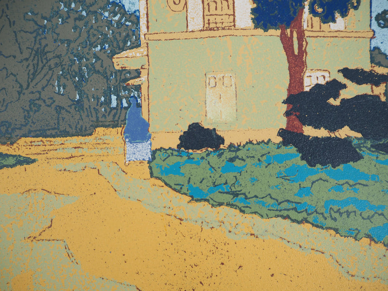 Edouard MARTIN : Bagneux, Gravure sur bois originale (photo de détail 4) - Crédit photo : Galerie Art.Paris