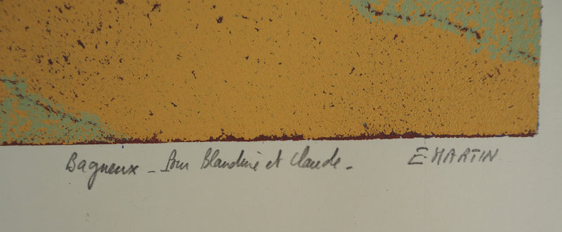 Edouard MARTIN : Bagneux, Gravure sur bois originale (photo de détail 7) - Crédit photo : Galerie Art.Paris