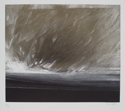 Christiane VIEILLE : Composition abstraite, Gravure originale (photo de détail 2) - Crédit photo : Galerie Art.Paris