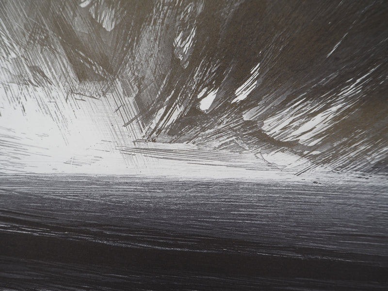 Christiane VIEILLE : Composition abstraite, Gravure originale (photo de détail 4) - Crédit photo : Galerie Art.Paris
