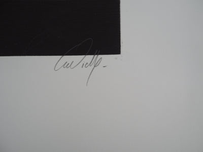 Christiane VIEILLE : Composition abstraite, Gravure originale (photo de détail 6) - Crédit photo : Galerie Art.Paris