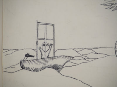 Jean-Claude SILBERMANN : Le monstre des mer, Dessin original (photo de détail 4) - Crédit photo : Galerie Art.Paris