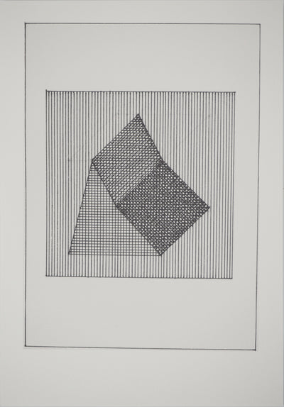 Sol LEWITT : Figures géométriques, Héliogravure originale (vue générale) - Crédit photo : Galerie Art.Paris