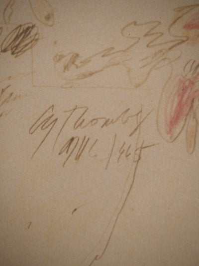 Cy TWOMBLY : Scarabocchio, Héliogravure originale (photo de détail 2) - Crédit photo : Galerie Art.Paris