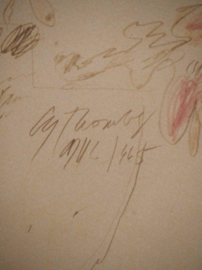 Cy TWOMBLY : Scarabocchio, Héliogravure originale (photo de détail 2) - Crédit photo : Galerie Art.Paris