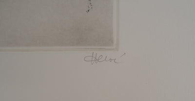 Jeannine HERVE : Amfreville-sous-les-Monts, Gravure originale (photo de détail 7) - Crédit photo : Galerie Art.Paris