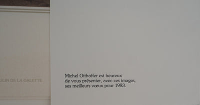 Michel OTTHOFFER : Montmartre : La rue de l'abreuvoir, Héliogravure originale (photo de détail 7) - Crédit photo : Galerie Art.Paris