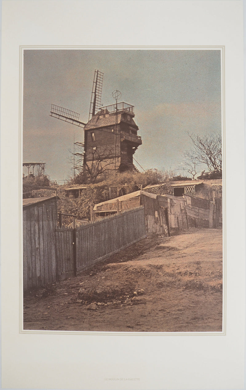 Michel OTTHOFFER : Montmartre : Le Moulin de la Galette, Héliogravure originale (vue générale) - Crédit photo : Galerie Art.Paris