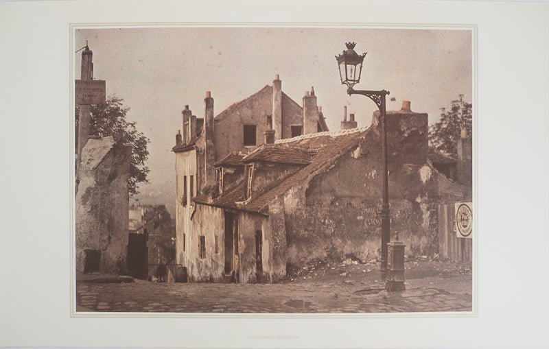 Michel OTTHOFFER : Montmartre : La maison de Mimi Pinson, Héliogravure originale (vue générale) - Crédit photo : Galerie Art.Paris