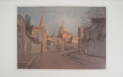 Michel OTTHOFFER : Montmartre : La rue de l'abreuvoir, Héliogravure originale (photo de détail 2) - Crédit photo : Galerie Art.Paris