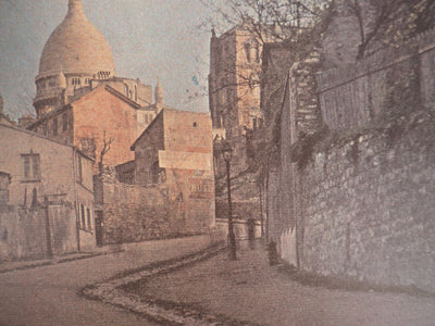 Michel OTTHOFFER : Montmartre : La rue de l'abreuvoir, Héliogravure originale (photo de détail 4) - Crédit photo : Galerie Art.Paris