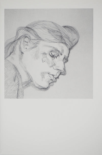 Lucian FREUD : Tête d'Ib, Héliogravure originale (vue générale) - Crédit photo : Galerie Art.Paris