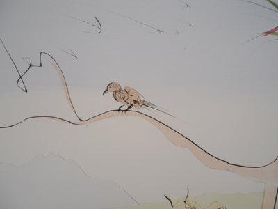 Salvador DALI : La cour du lion, Gravure originale (photo de détail 4) - Crédit photo : Galerie Art.Paris