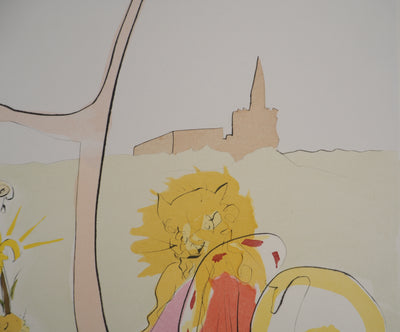 Salvador DALI : La cour du lion, Gravure originale (photo de détail 6) - Crédit photo : Galerie Art.Paris