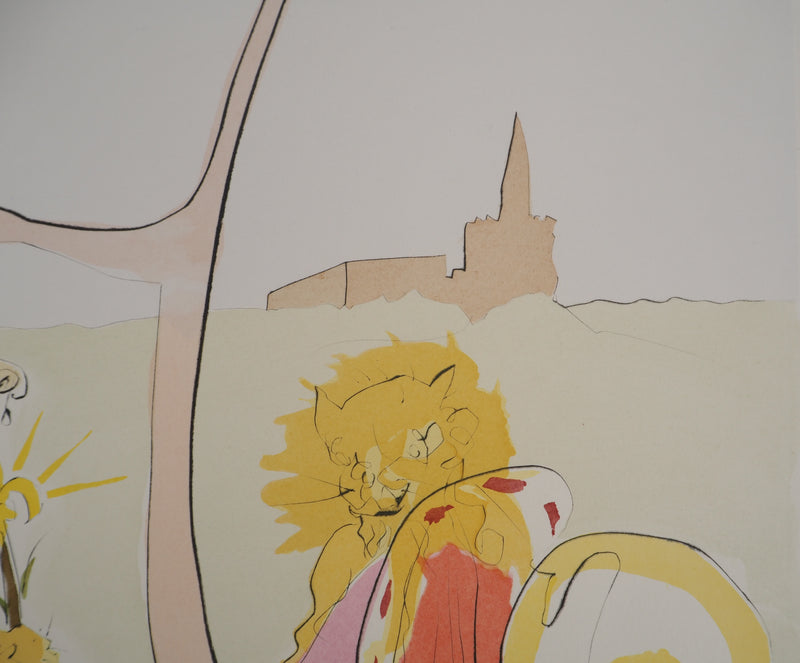 Salvador DALI : La cour du lion, Gravure originale (photo de détail 6) - Crédit photo : Galerie Art.Paris