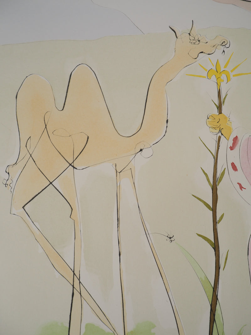 Salvador DALI : La cour du lion, Gravure originale (photo de détail 7) - Crédit photo : Galerie Art.Paris