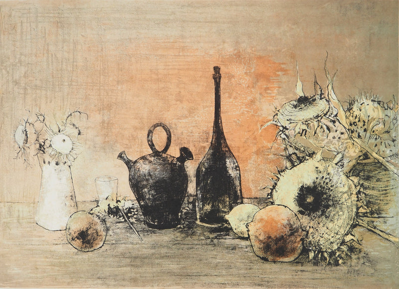 Jean JANSEM : Nature morte, Lithographie originale (photo de détail 3) - Crédit photo : Galerie Art.Paris