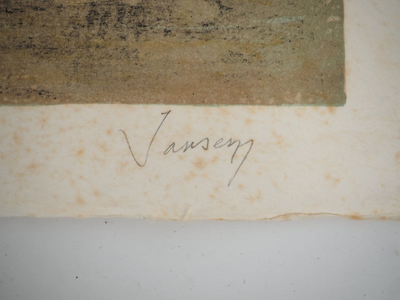 Jean JANSEM : Nature morte, Lithographie originale (photo de détail 2) - Crédit photo : Galerie Art.Paris