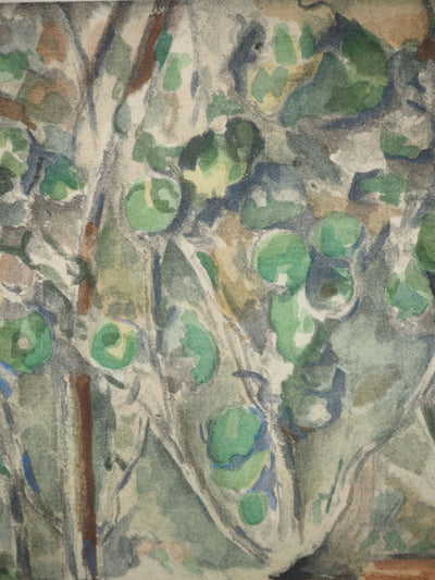 Paul CEZANNE : Les pots de géraniums, Lithographie originale (photo de détail 5) - Crédit photo : Galerie Art.Paris