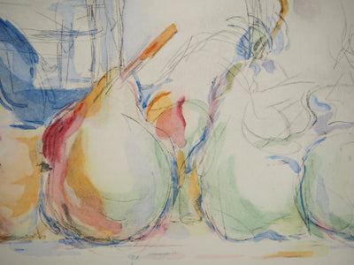 Paul CEZANNE : Nature morte aux pommes et aux poires, Lithographie originale (photo de détail 3) - Crédit photo : Galerie Art.Paris