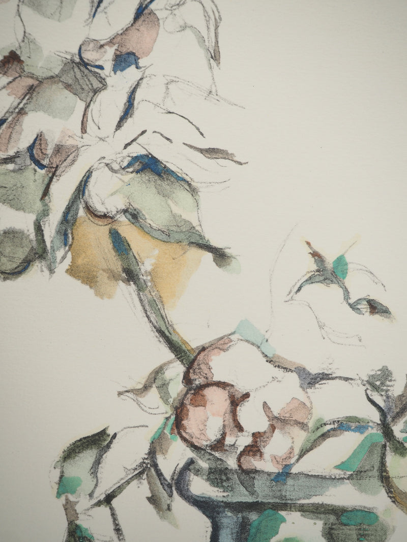 Paul CEZANNE : Roses dans un vase, Lithographie originale (photo de détail 5) - Crédit photo : Galerie Art.Paris