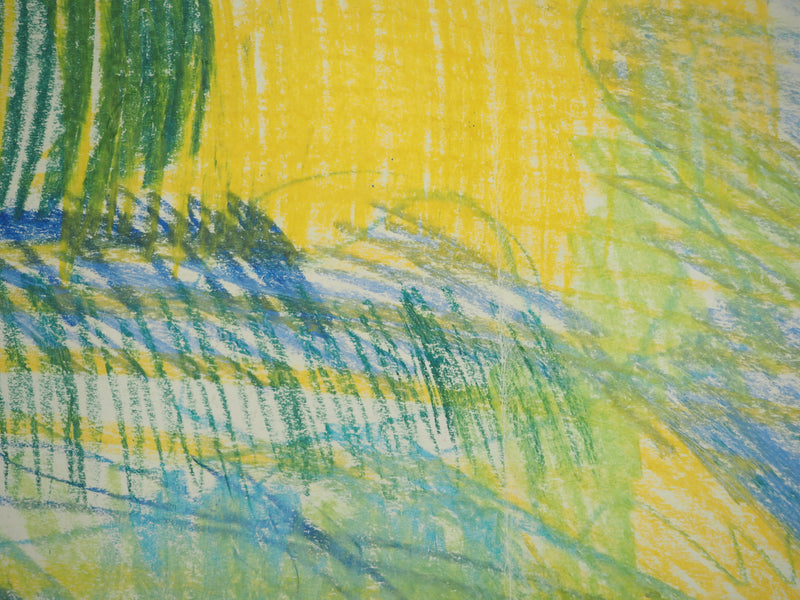 Jeanne MODIGLIANI : Effets de soleil sur un paysage vallonné, Dessin original (photo de détail 4) - Crédit photo : Galerie Art.Paris