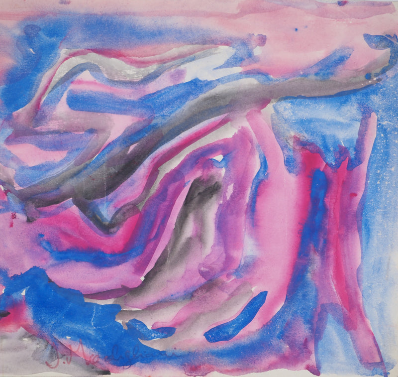Jeanne MODIGLIANI : Voie lactée, Aquarelle originale (vue générale) - Crédit photo : Galerie Art.Paris