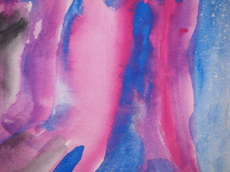 Jeanne MODIGLIANI : Voie lactée, Aquarelle originale (photo de détail 5) - Crédit photo : Galerie Art.Paris